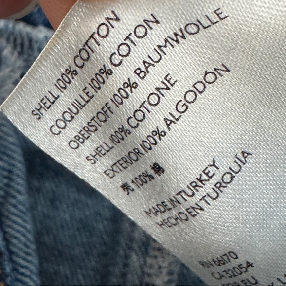 BDG Urban Outfitters Button Front Denim Mini Skirt XS Blue Pockets - Picture 5 of 6